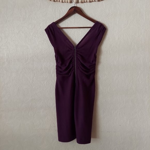 Anthropologie Look Back Sweater Dress Purple - Picture 5 of 7